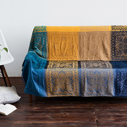 欧式沙发巾布艺雪尼尔沙发垫防滑沙发布少数民族沙发罩盖毯子布艺