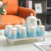 茶具套装家用客厅整套陶瓷茶壶，水壶轻奢高档结婚欧式茶杯杯子礼盒