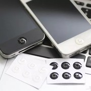 适用于iphone按键贴 6 iphone5s立体5c凸4s可爱ipad2/3/4/5home贴