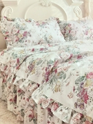 床裙被套四件套全棉纯棉布料小碎花田园清新风格床上用品
