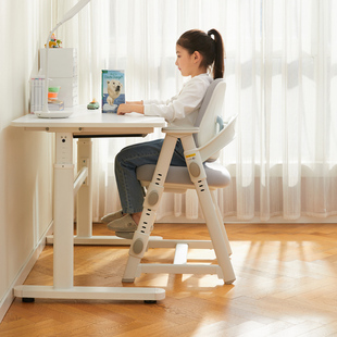 米粒生活儿童学习椅子可升降小学生写字椅家用书桌座椅矫正坐姿凳