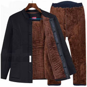 棉衣加绒加厚棉袄冬季棉服保暖服单位：套颜色备注XL码适合