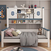 实木儿童床男孩床1.2米小户型，多功能组合床衣柜床儿童房家具套装