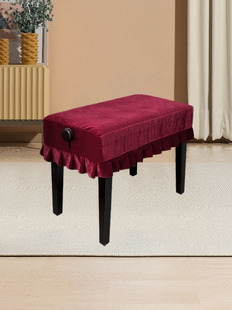 金丝绒钢琴罩凳罩钢琴，凳脚套单人凳罩双人，凳罩套升降凳罩地毯