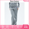 juicycouture橘滋休闲裤，女春季美式运动高腰直筒天鹅绒长裤