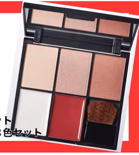 日本限量5色高光腮红，口红眼影套装盘组合裸妆初学者彩妆