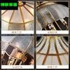 秀雷(XIULEI)高端品质 欧式饭厅灯全铜吊灯美式吊W灯复古卧室灯饰