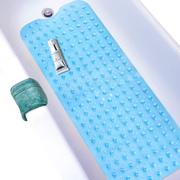 100x40cm加长浴室防滑垫PVC浴缸垫淋浴脚垫带吸盘地垫