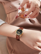瑞士2023女士手表皮带机械名牌轻奢小众防水气质品牌礼物
