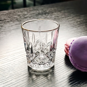 水晶玻璃创意金边高级感60ml烈酒，酒杯特色设计感轻奢精致高档商用
