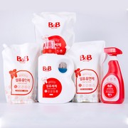 韩国进口B&B保宁洗衣液桶装宝宝专用新生儿衣物清洁柔顺剂液补充