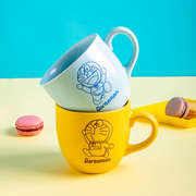 哆啦a梦马克杯水杯陶瓷牛奶咖啡杯子卡通机器猫情侣礼物生日礼物