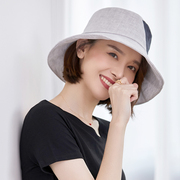 上维.帽子女20春夏季日本设计时尚休闲撞色拼接遮阳防晒帽潮