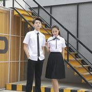 班服jk制服2022春季韩版学院风白衬衫百褶裙校服高中学生校服套装
