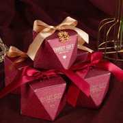 喜糖盒网红2022结婚礼，糖盒婚礼磨砂，纸盒创意宝宝满月宴空盒子