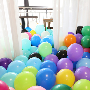 亚光乳胶气球儿童，生日派对场景婚礼装饰结婚新房，创意布置用品