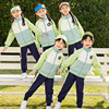 一年级班服小学生运动服纯棉幼儿园园服浅绿色春夏款儿童三件套装