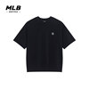 MLB 男女情侣运动简约T恤休闲纯色圆领短袖24春季RSB12