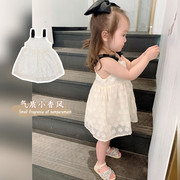 女童连衣裙吊带雪纺公主洋气韩版2022夏季宝宝幼儿夏装女小童