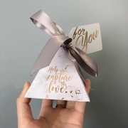 大理石婚礼喜糖盒，创意结婚糖果礼盒2018婚庆，欧式纸盒糖盒