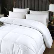 罗曼德宾馆酒店旅馆布草牀上用品全棉防羽布被芯羽丝绒加厚被子褥