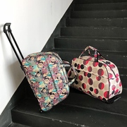 手拉行李箱包带轮子的拖包行李i箱男女手提学生住校行李包拉链包