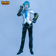 初音未来miku公式服漆皮，cosplay服游戏动漫cos服装，二次元jk套装男