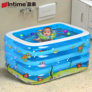 婴儿游泳池儿童充气加厚家用室内小孩游泳桶宝宝，折叠家庭水池浴缸