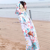 韩国可穿式吸水速干毛巾衣沙滩，浴袍成人潜水游泳浴巾斗篷男女通用