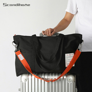 大容量旅行包防泼水尼龙耐磨单肩斜跨旅行收纳袋行李包女包手背包
