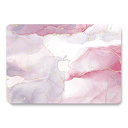 适用于苹果笔记本macbook pro air 13.3 12 15.4 保护壳 粉紫金色