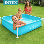 INTEX 57173支架游泳池儿童戏水池沙池儿童摆摊养鱼池钓鱼池