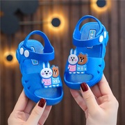 宝宝凉鞋0-1-2岁夏季男女童，包头软底防滑婴幼儿，可爱卡通学步凉鞋