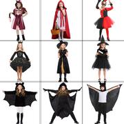 万圣节儿童服装女童，cosplay角色扮演公主，裙女巫连衣裙吸血鬼服饰