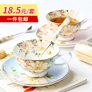 欧式骨瓷咖啡杯套装下午茶具高档精致陶瓷英式红茶杯碟套装家用女