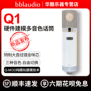 bblaudioq1q2话筒专业录音配音主播直播多音色大振膜电容麦克风