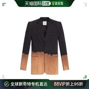 香港直邮Vetements 维特萌 男士棉质单排扣西装外套