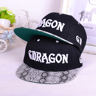 GDRAGON权志龙GD同款蛇纹黑色韩版男女小众街头嘻哈舞台棒球帽