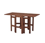 IKEA宜家阿普莱诺户外折叠桌庭院家具相思木4人实木2人防霉防腐桌