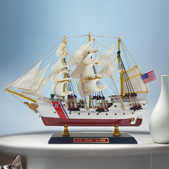 小号帆船模型木制工艺品