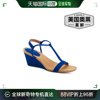 style&co.mulan女式t型带人造坡跟凉鞋-蓝色钴蓝色mc
