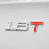 汽车排量标1.4t1.8t2.0t3.0t2.4l3.0l排量贴金属标车贴，尾标字母标
