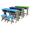 双人课桌椅中小学儿童学习书桌升降塑料写字桌家用学校学生辅