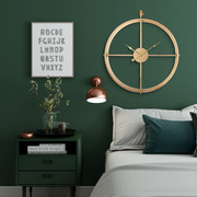 北欧简约现代家用客厅挂钟大号壁挂钟表创意个性艺术时尚卧室挂表