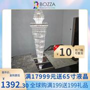 复式楼大吊灯酒店别墅欧式客厅水晶吊灯现代楼梯灯简约长吊灯