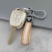 适用于丰田fj酷路泽老款rav4普拉多霸道汽车直板，钥匙包钥匙保护套
