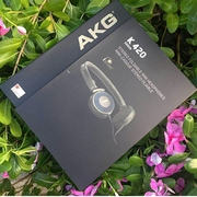 akg爱科技k420耳机，折叠便携四六级英语重低音头戴有线耳机