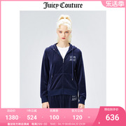 juicycouture橘滋外套，女美式春季天鹅绒，外套时尚连帽夹克女