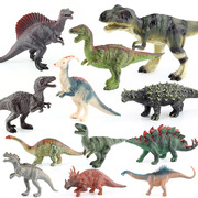 13种恐龙模型霸王龙棘龙龙三角龙迅猛龙翼龙仿真儿童玩具中号