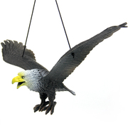 仿真老鹰模型软塑胶大飞鸟动物儿童玩具阳台果园驱鸟吓鸟神器道具